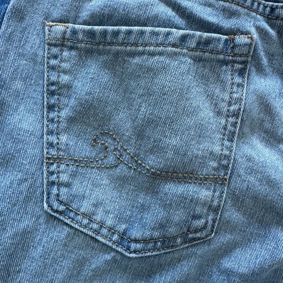 ROXY Cloudy Days Boyfriend Fit Two-Tone Jeans Like New ✨ - Picture 10 of 16